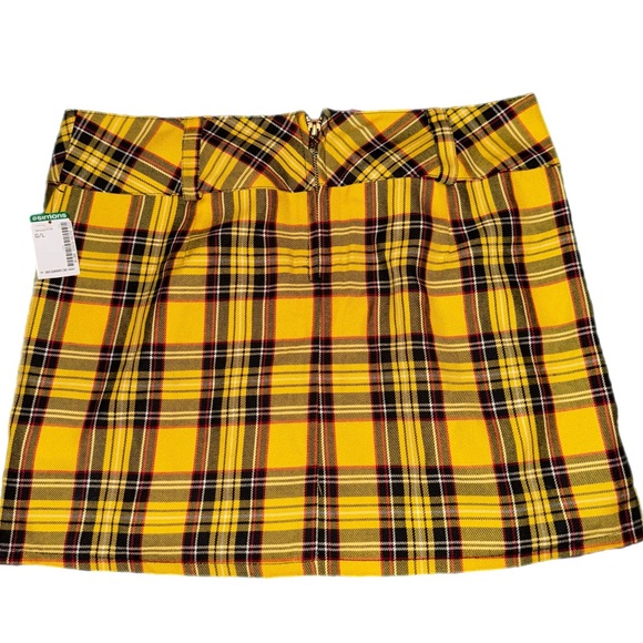 NWT Tripp NYC Plaid Safety Pin Skirt - Picture 6 of 10